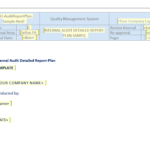 Internal Audit Detailed Report-Plan Template